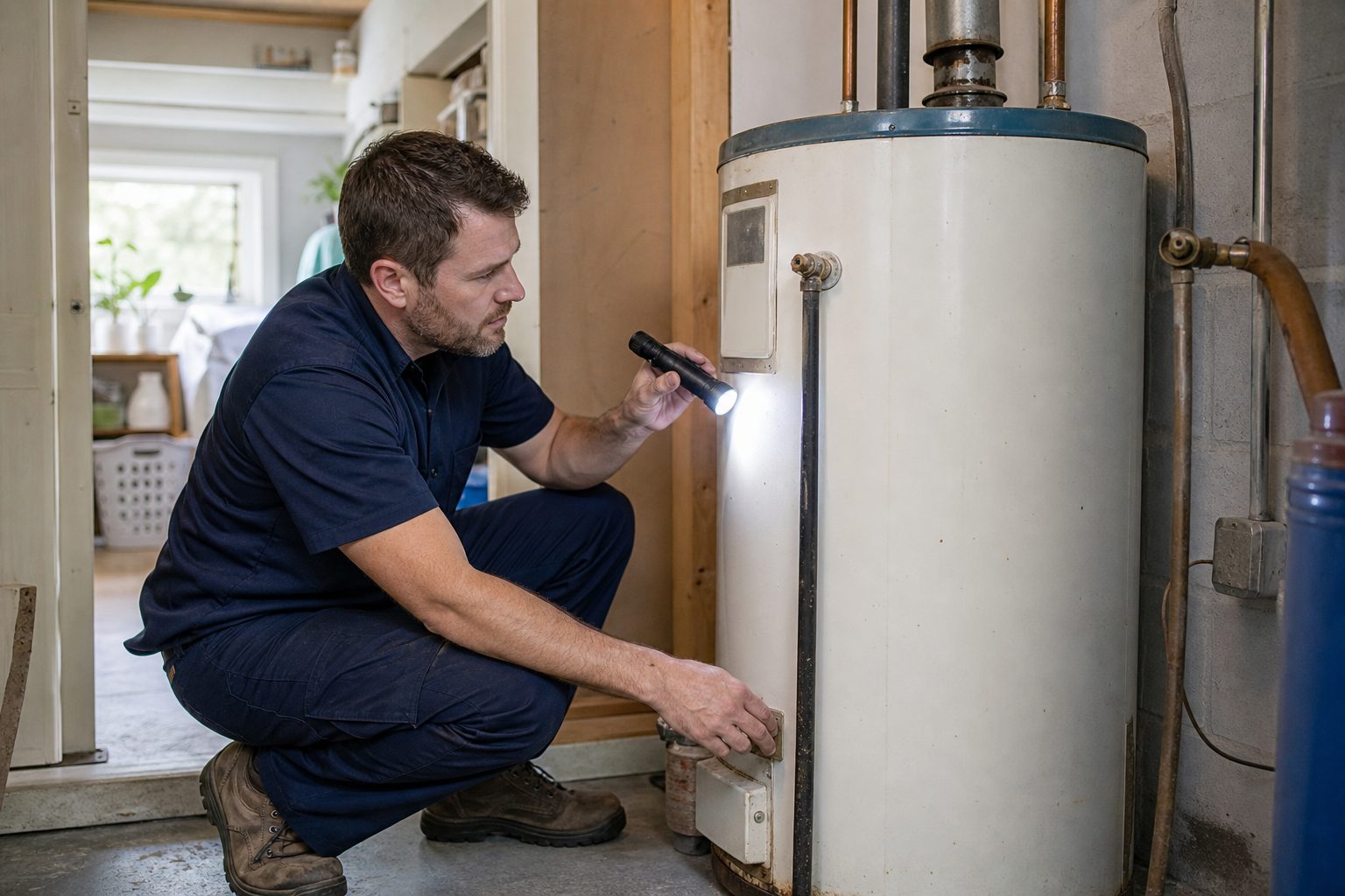 Hot Water Tank Installation